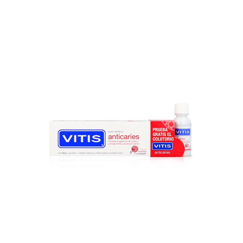 Vitis Anticaries Pasta Dentifrica Menta 100ml