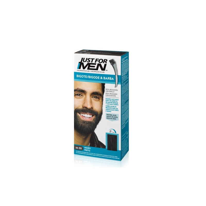 Just For Men Bigote-Barba Gel Negro