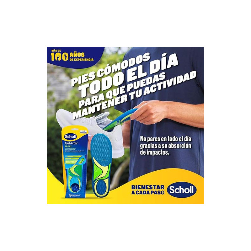 Scholl Gel Activ Sport Plantilla Mujer Talla 35.5-40.5