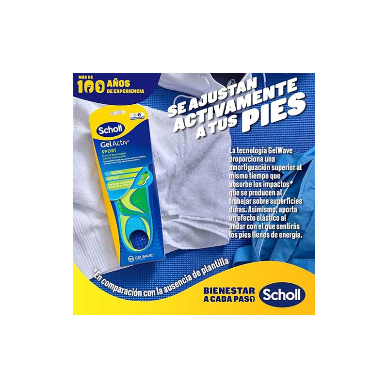Scholl Gel Activ Sport Plantilla Mujer Talla 35.5-40.5