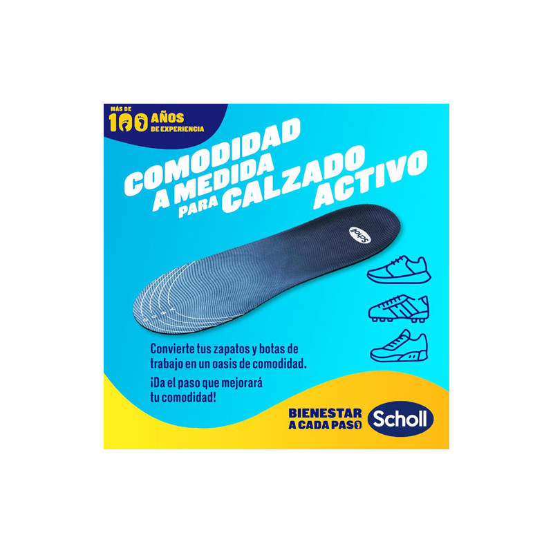 Scholl Gel Activ Sport Plantilla Mujer Talla 35.5-40.5