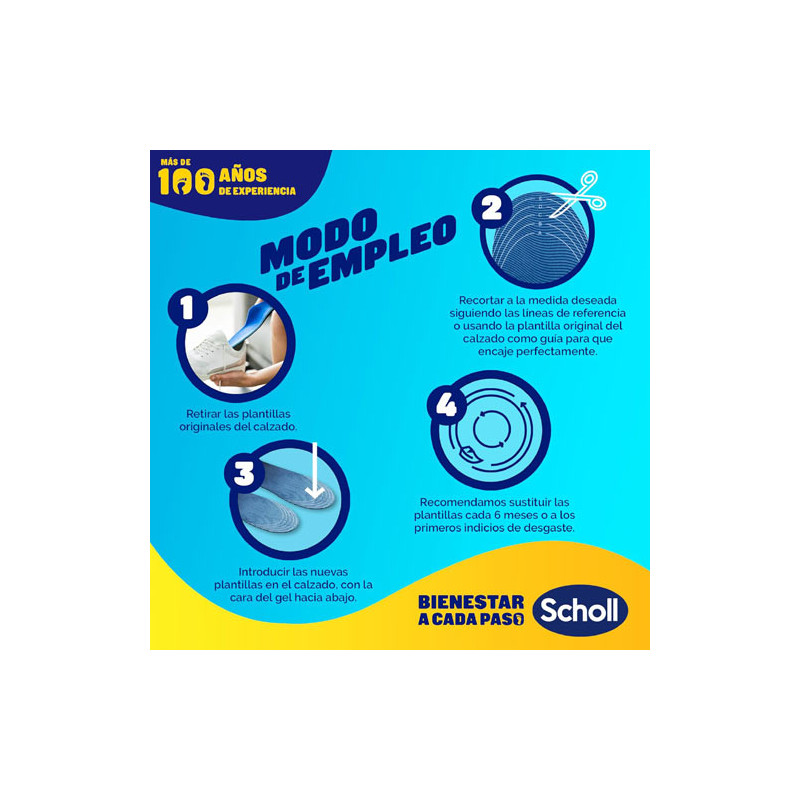 Scholl Gel Activ Sport Plantilla Mujer Talla 35.5-40.5
