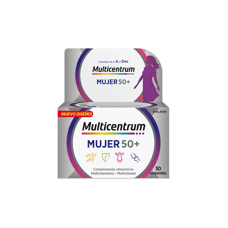 Multicentrum Mujer 50+ 30 Comprimidos
