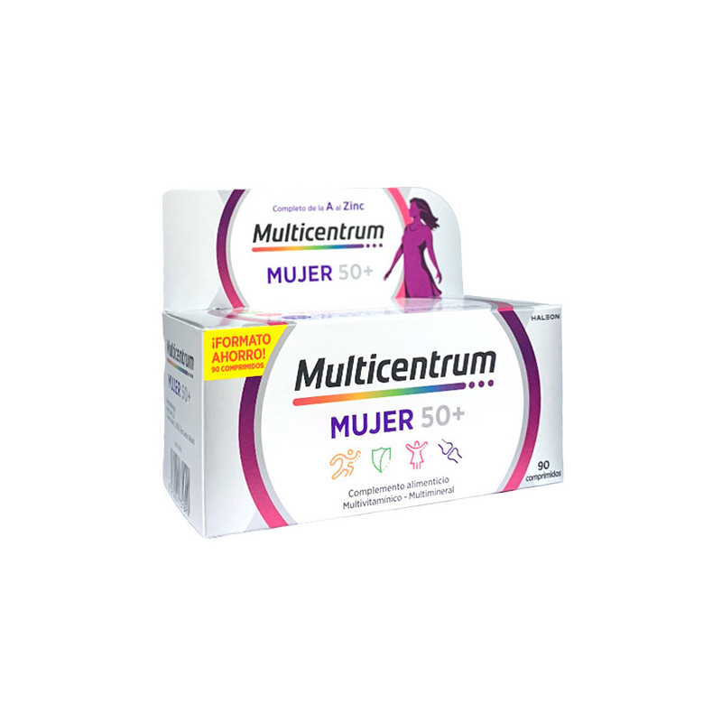 Multicentrum Mujer 50+ 90 Comprimidos