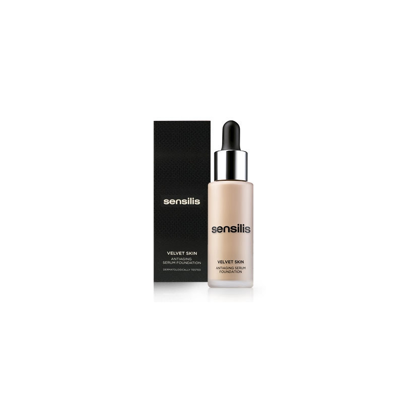 Sensilis Velvet skin base maquillaje antiedad 04 noisette 30ml