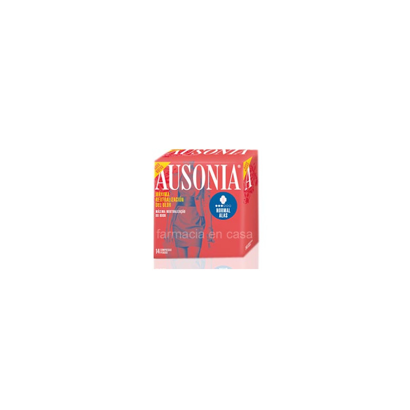 Ausonia Airdry normal alas compresa 14uds