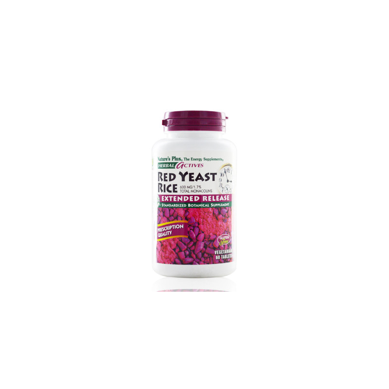 Natures Plus Red Yeast 600mg Antioxidante 30 Comprimidos