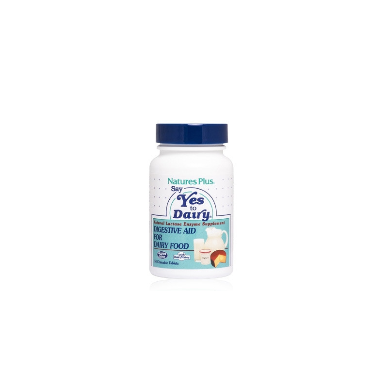 Natures Plus Say Yes To Dairy Lactasa 50 Comp. Masticables