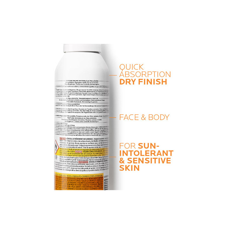 Anthelios Spray Ultra Ligero P/Sensible Spf50+ 200ml. R. Posay