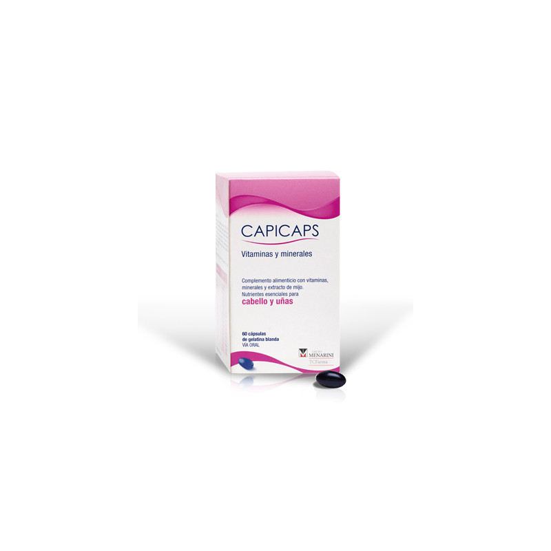 Capicaps cabello y uñas 60 cápsulas