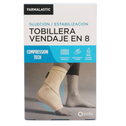 Farmalastic Sujecion/Estabilizacion Tobillera Vendaje en 8 T-M