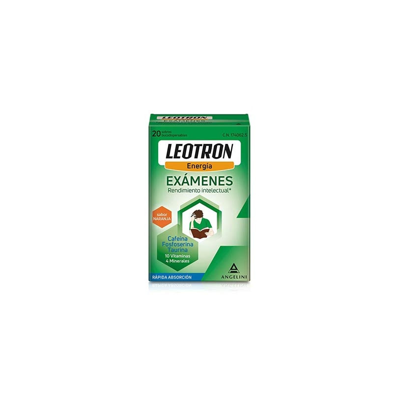 Angelini Leotron Examenes Sabor Naranja 20 Sobres