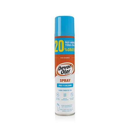 Devor Olor Desodorante Antitranspirante Pies Spray 150+30ml