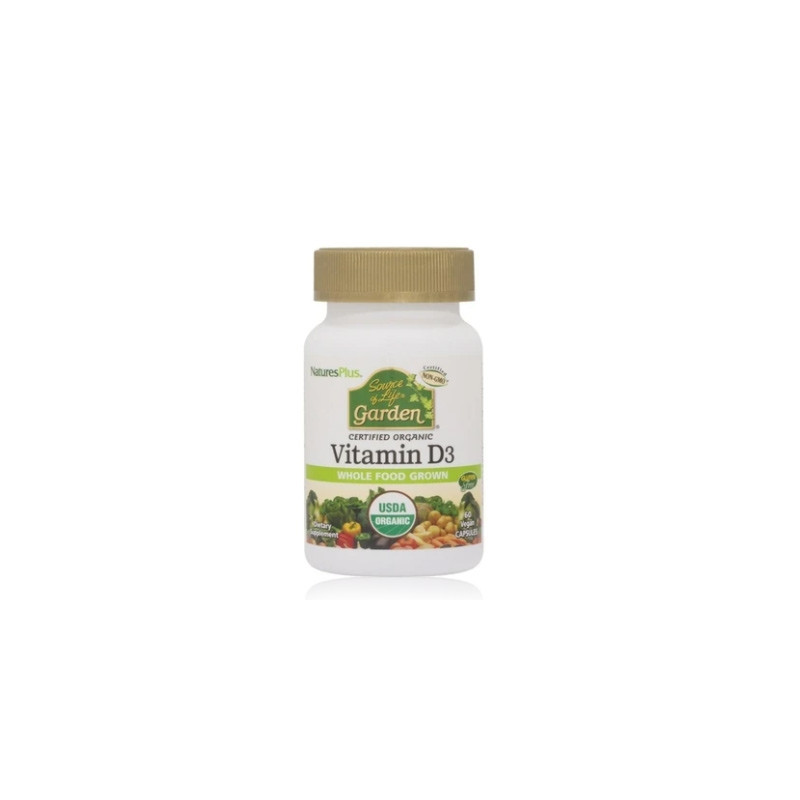 Natures Plus Vitamina D3 Garden 60 Capsulas