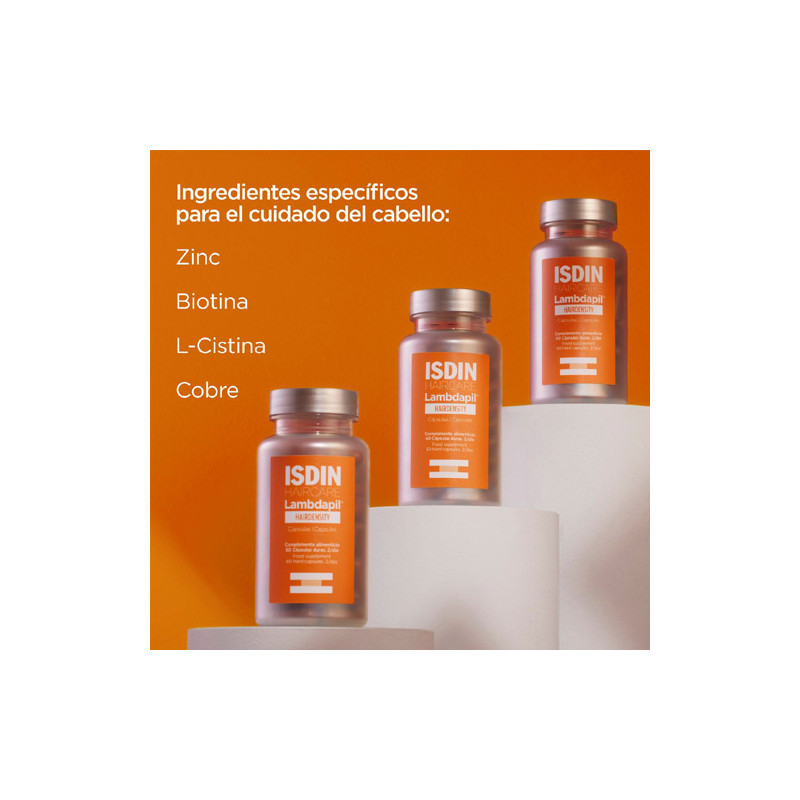 Isdin Lambdapil Hairdensity Volumen y Crecimiento Cabello 180Caps
