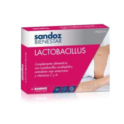 SANDOZ BIENESTAR LACTOBACILLUS 20 COMPRIMIDOS