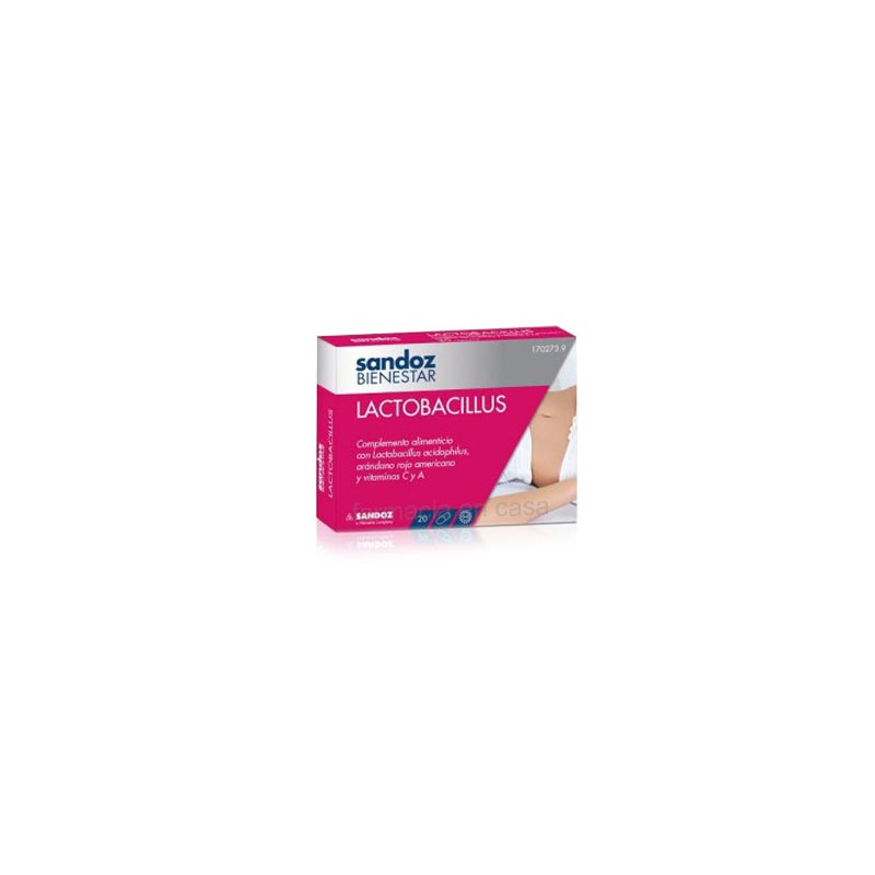 SANDOZ BIENESTAR LACTOBACILLUS 20 COMPRIMIDOS