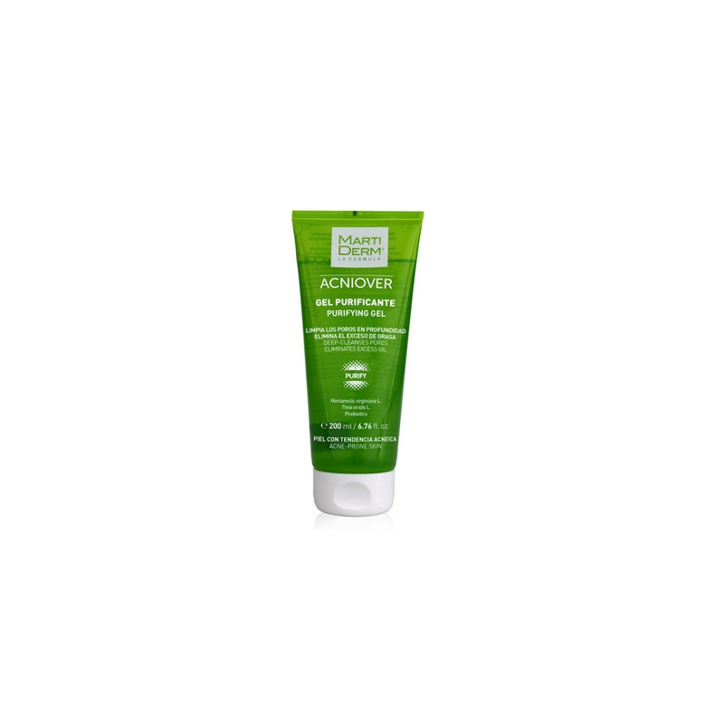 Martiderm Acniover Gel Purificante Piel Grasa y Acneica 200ml