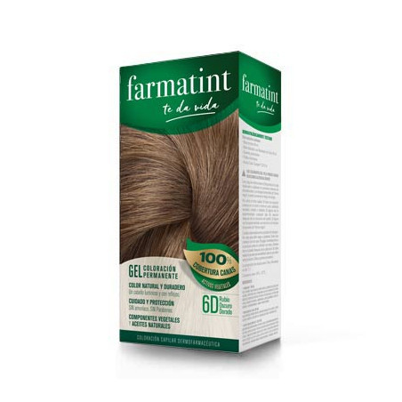 Farmatint 6D Rubio Oscuro Dorado Gel 135ml