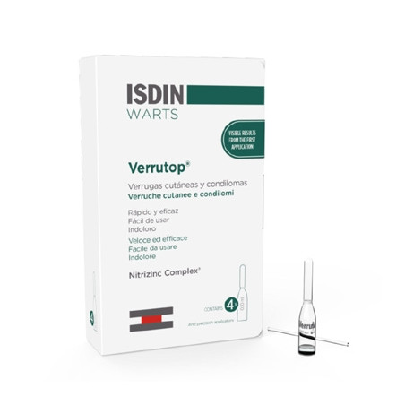 Isdin Warts Verrutop Tratamiento Verrugas Ampollas 4 Uds