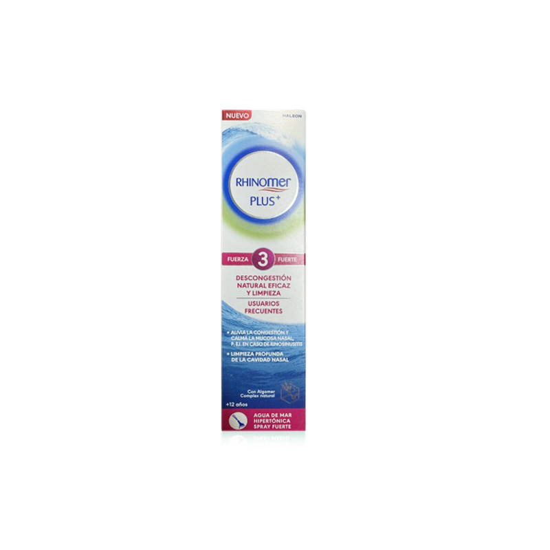 Rhinomer Plus+ Agua de Mar Hipertonica F3 Spray Fuerte 125ml