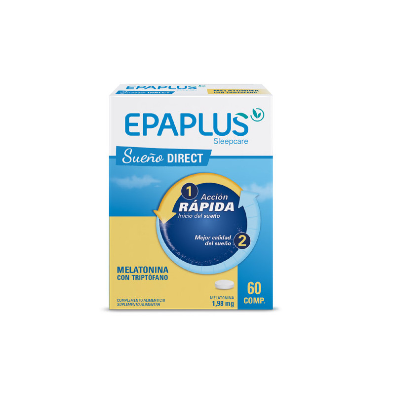 Epaplus Sleepcare Melatonina Direct con Triptofano 60Comp