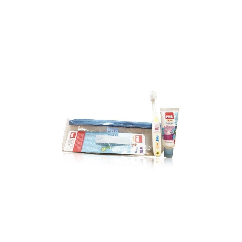 PHB Petit Plus Cepillo Dental Pepa Pig + Petit Gel 15ml + Neceser
