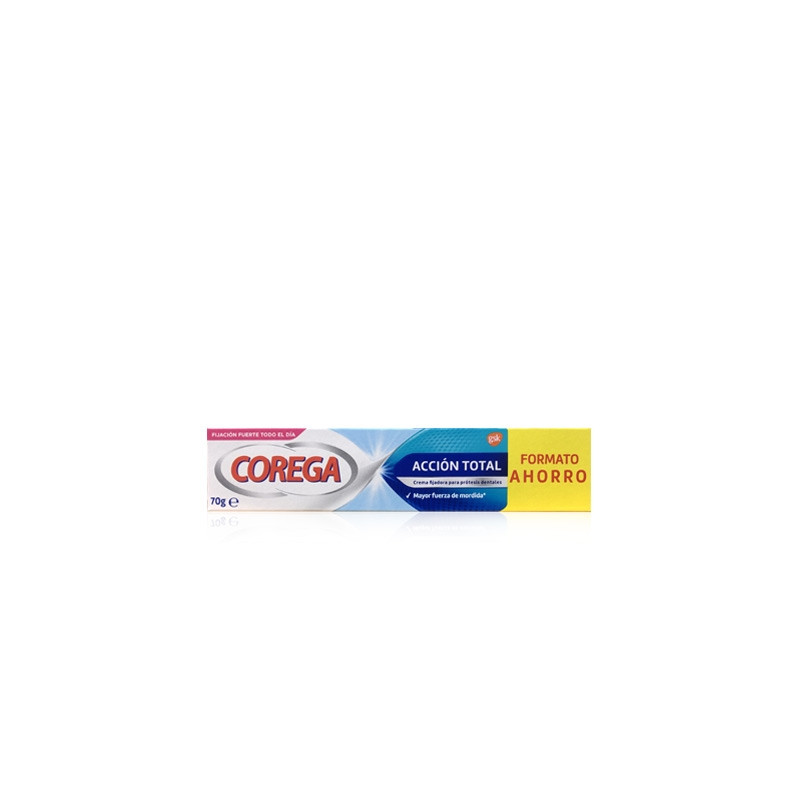 Corega Accion Total Crema Fijadora Protesis Dentales 70gr