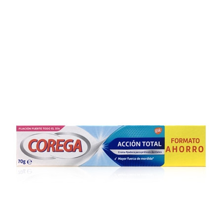 Corega Accion Total Crema Fijadora Protesis Dentales 70gr