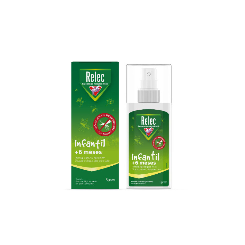 Relec Repelente Mosquitos Infantil Spray +6 Meses 100ml