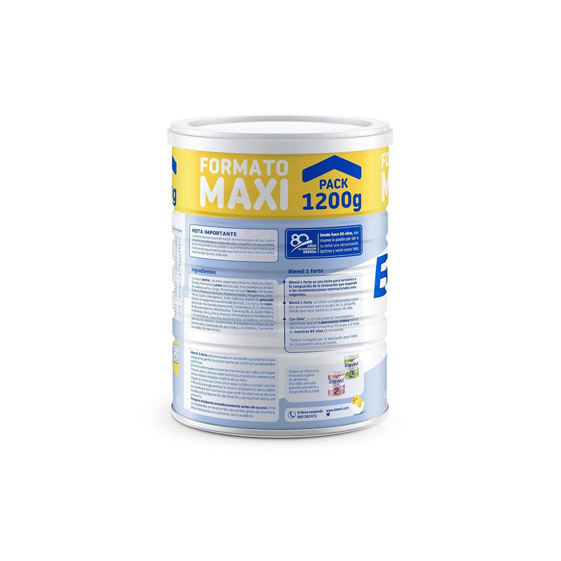 Blemil Forte 1 Leche para Lactantes 1200gr - Farmacia en Casa Online