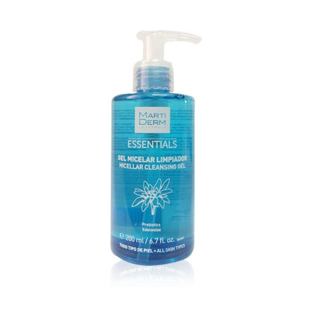 Martiderm Essentials gel micelar limpiador cara 200ml
