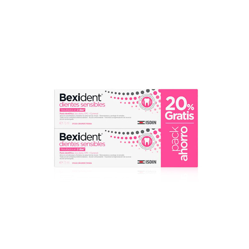 Bexident Dientes Sensibles Pasta Dental Duplo 2x75ml
