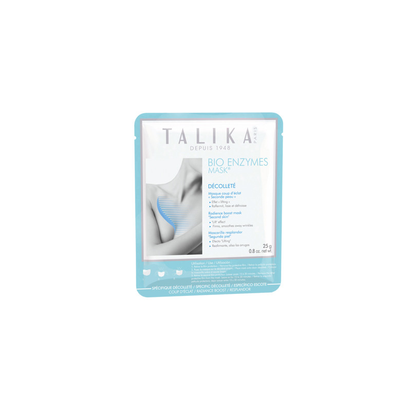 Talika Bio enzymes mask mascarilla resplandor escote 1x25gr