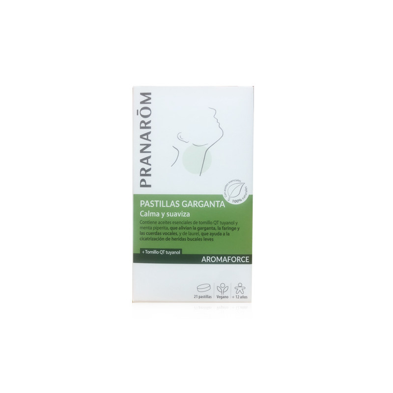 Pranarom Aromaforce Pastillas Calmantes Garganta 21 Comprimidos