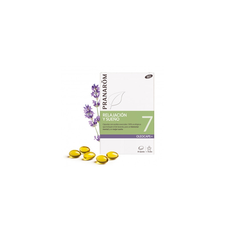 Pranarom Oleocaps 7 Sueño y Estres 30 Capsulas