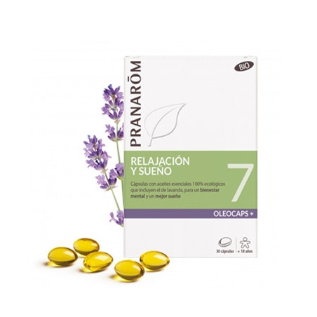 Pranarom Oleocaps 7 Sueño y Estres 30 Capsulas