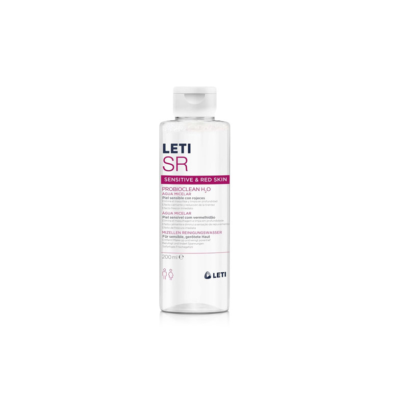 Leti Sr Agua Micelar Limpia y Desmaquilla Piel Sensible 200ml