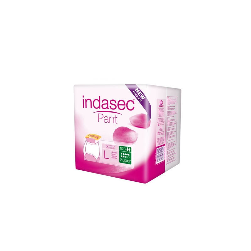 Indasec Pant Super T/Grande 10Uds