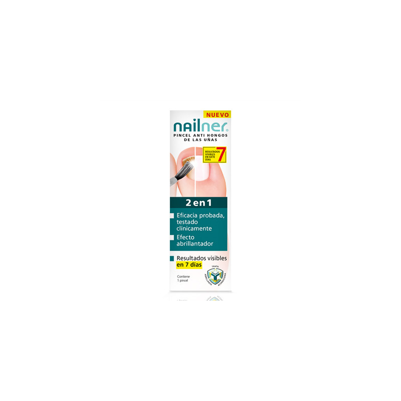 Nailner 2 en 1 antihongos uñas pincel 5ml