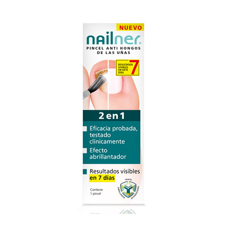 Nailner 2 en 1 antihongos uñas pincel 5ml