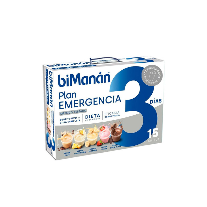 Bimanan Plan Emergencia Batidos 15 Sobres