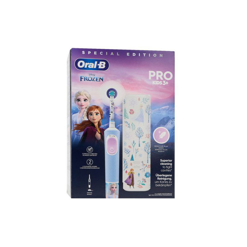 Oral-B Pro Kids Cepillo Dental Electrico Recargable Frozen +3años