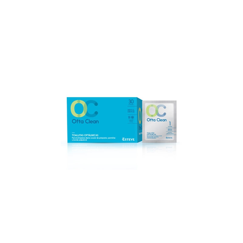 Oftaclean toallitas oftálmicas 30 uds