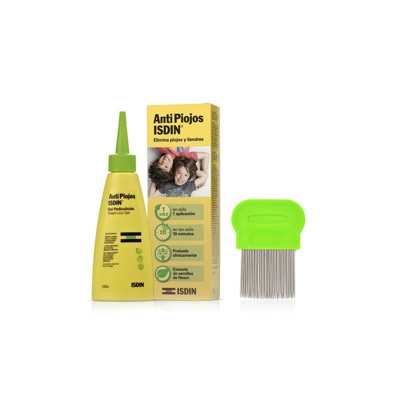 Isdin Antipiojos Gel Pediculicida 100ml + Lendrera