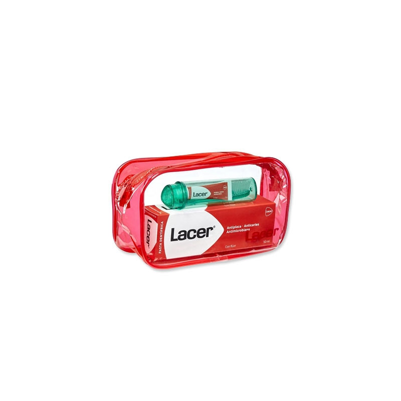 Lacer Pasta Dental Fluor 50ml + Cepillo de Viaje