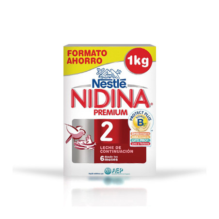 Nidina 2 premium leche de continuación 1kg