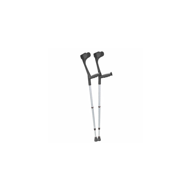 Muletas Color Negro Extensible 2 Uds