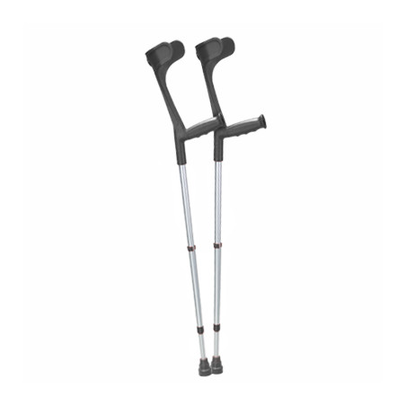 Muletas Color Negro Extensible 2 Uds