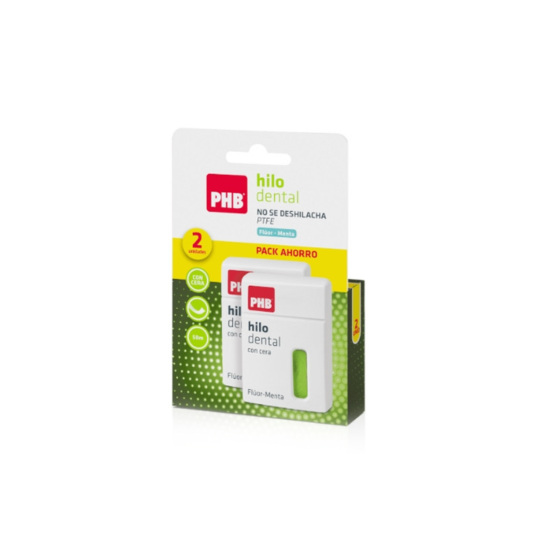 PHB Hilo Dental con Fluor y Menta Duplo 2x50m